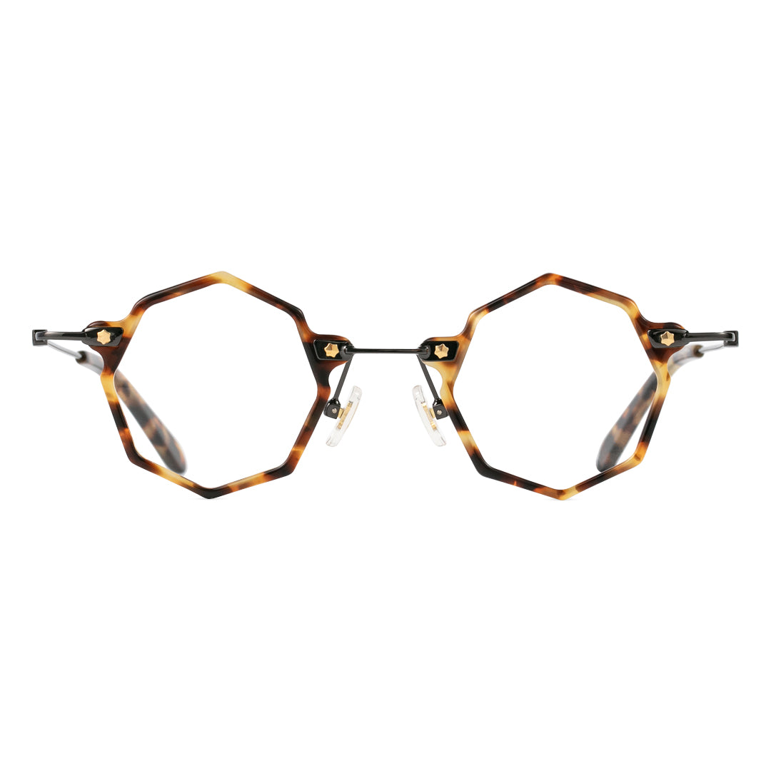 Retro Polygon Prescription Glasses